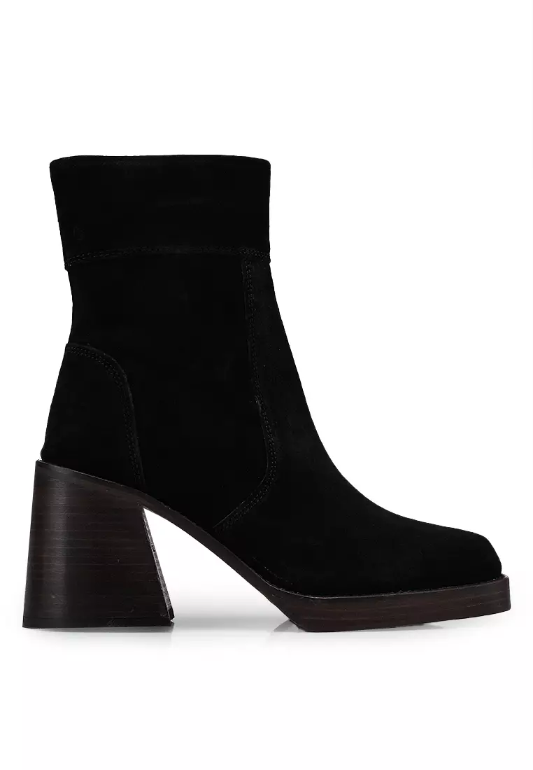 Discount on Asos Design  shoes - SKU: Region Suede Mid-Heeled Boots