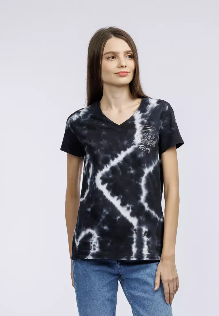Harley-Davidson Tie Dye V-Neck Tee