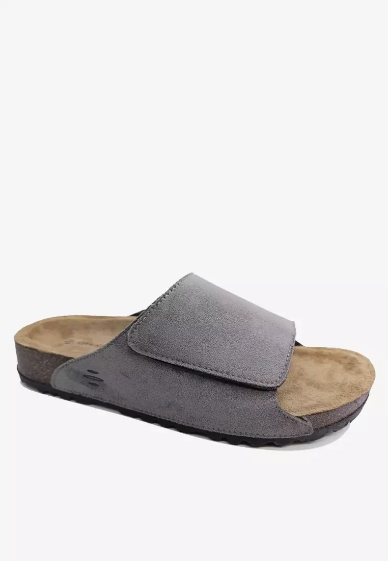 Dr. Cardin Men Cove Core Suede Comfort Sandals with Adjustable Strap D-SLB-8212