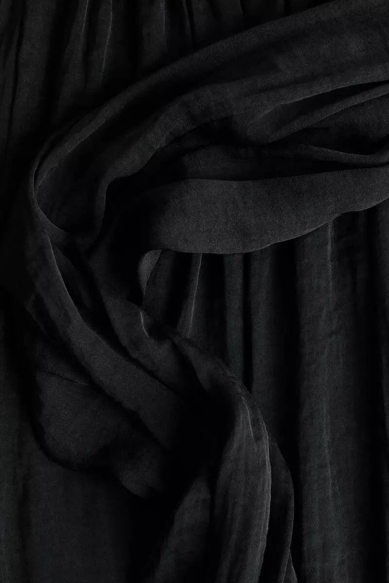 Draped-panel balloon trousers
