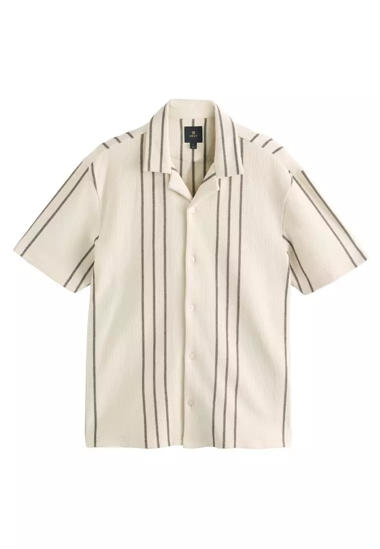 Textured Stripe Jersey Shirt