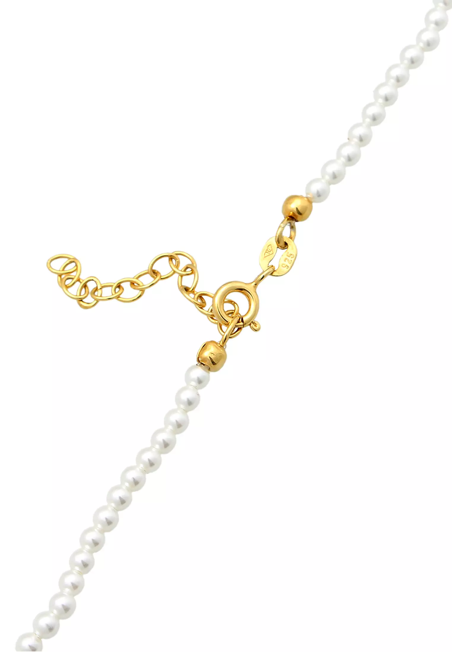 Necklace Choker Trend Shell Core Pearls Gold Plated