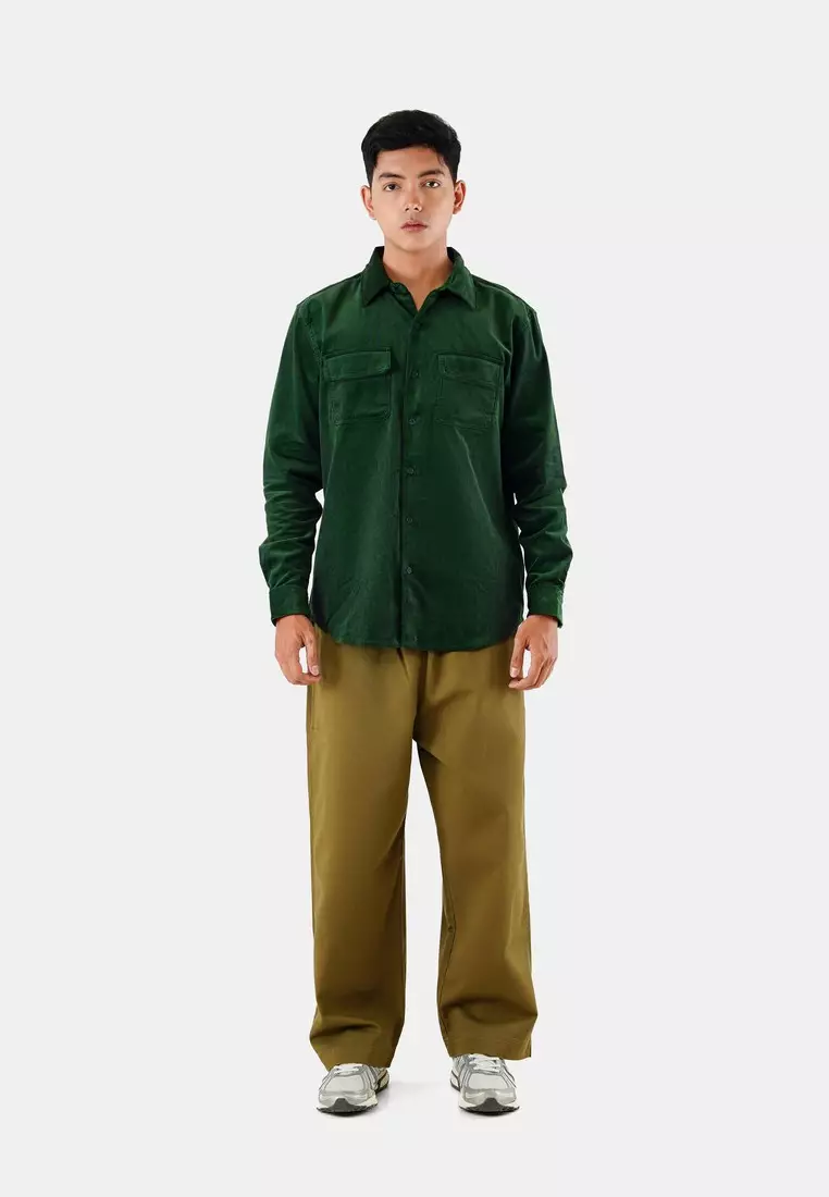 Men's Seth Long Sleeve Corduroy Shirt C060923