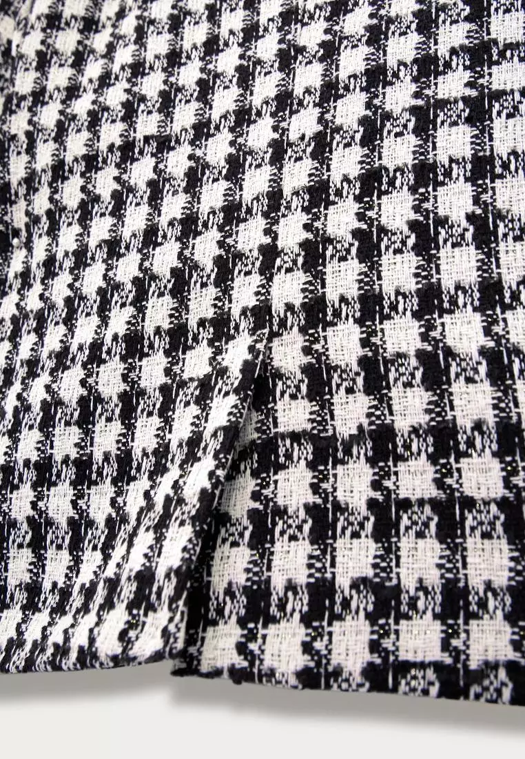 Tweed Button-Up Jacket