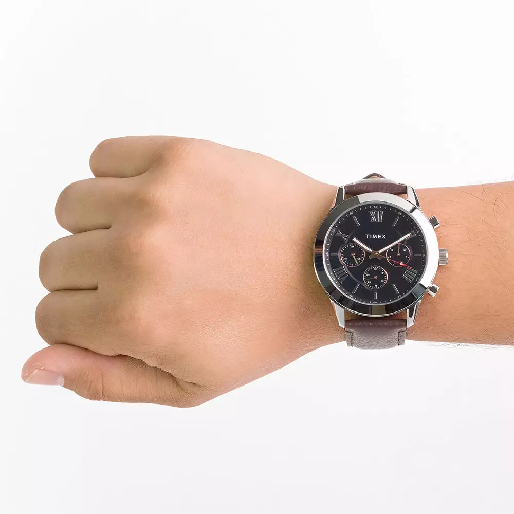 Jam Tangan Pria TIMEX TW00NTD94E Thompson Brown Original