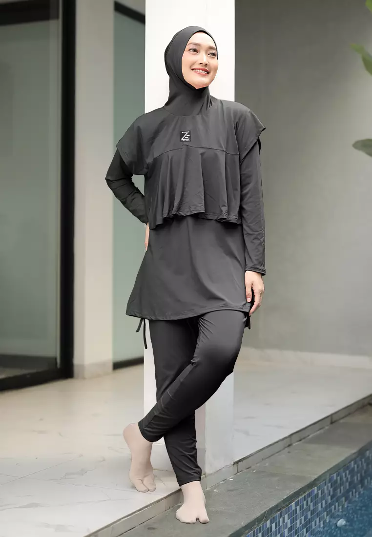 Baju Renang Muslimah Cetta Basic Swimwear Bigsize