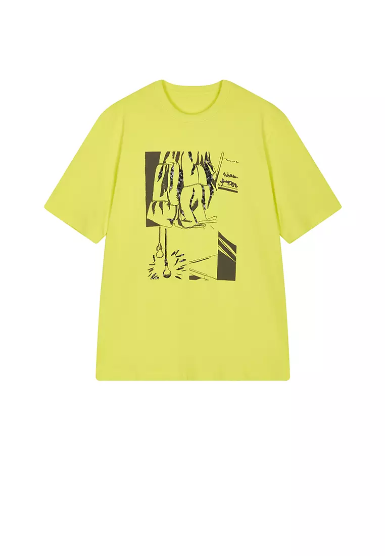 Cotton Irregular Loose Short Sleeve T-shirt