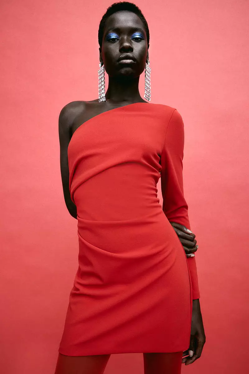 Buy H&M One-shoulder bodycon dress Online | ZALORA Malaysia
