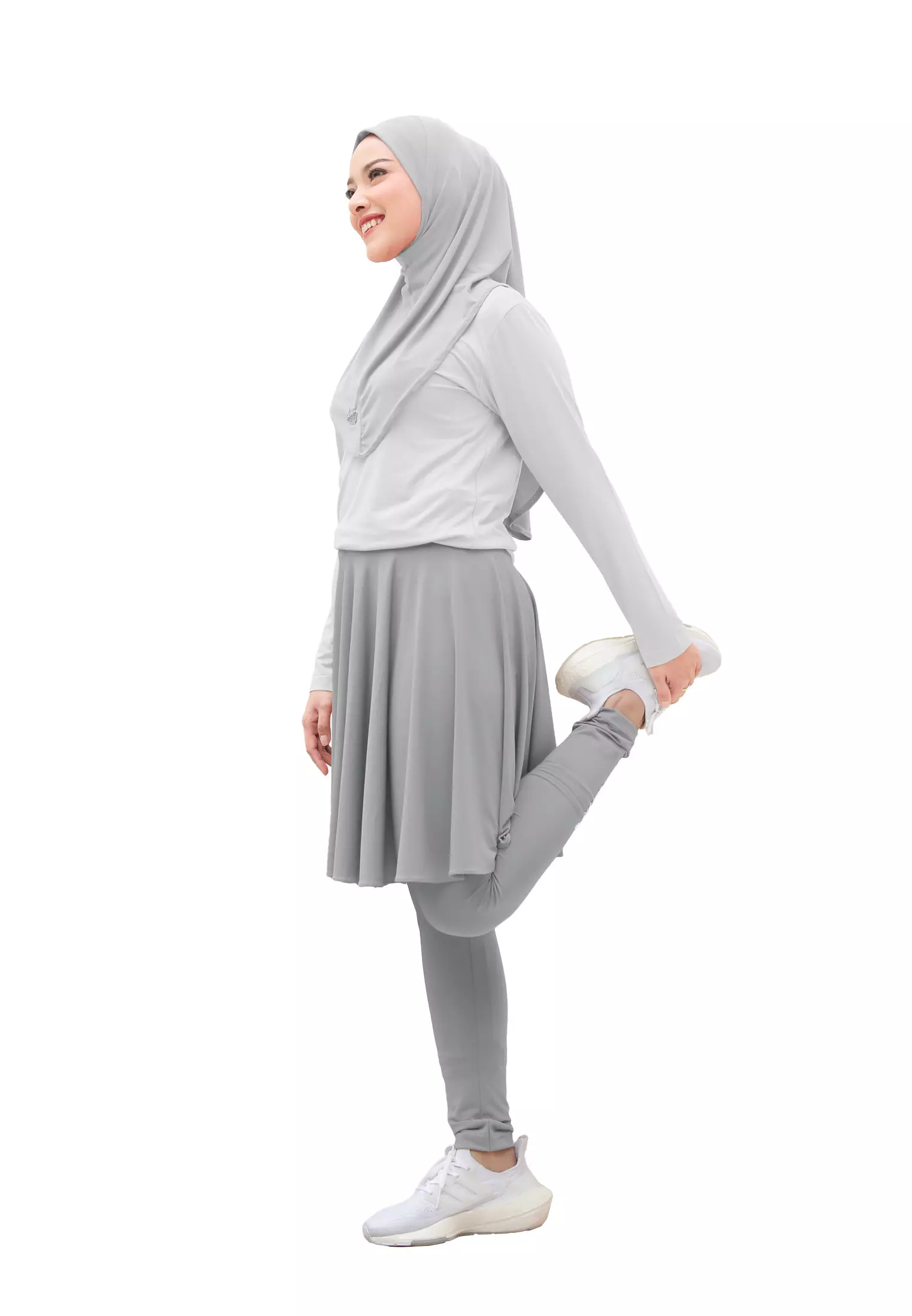 Zelena - Chahra Leggings Skirt | Celana Olahraga Legging Rok Wanita - XL