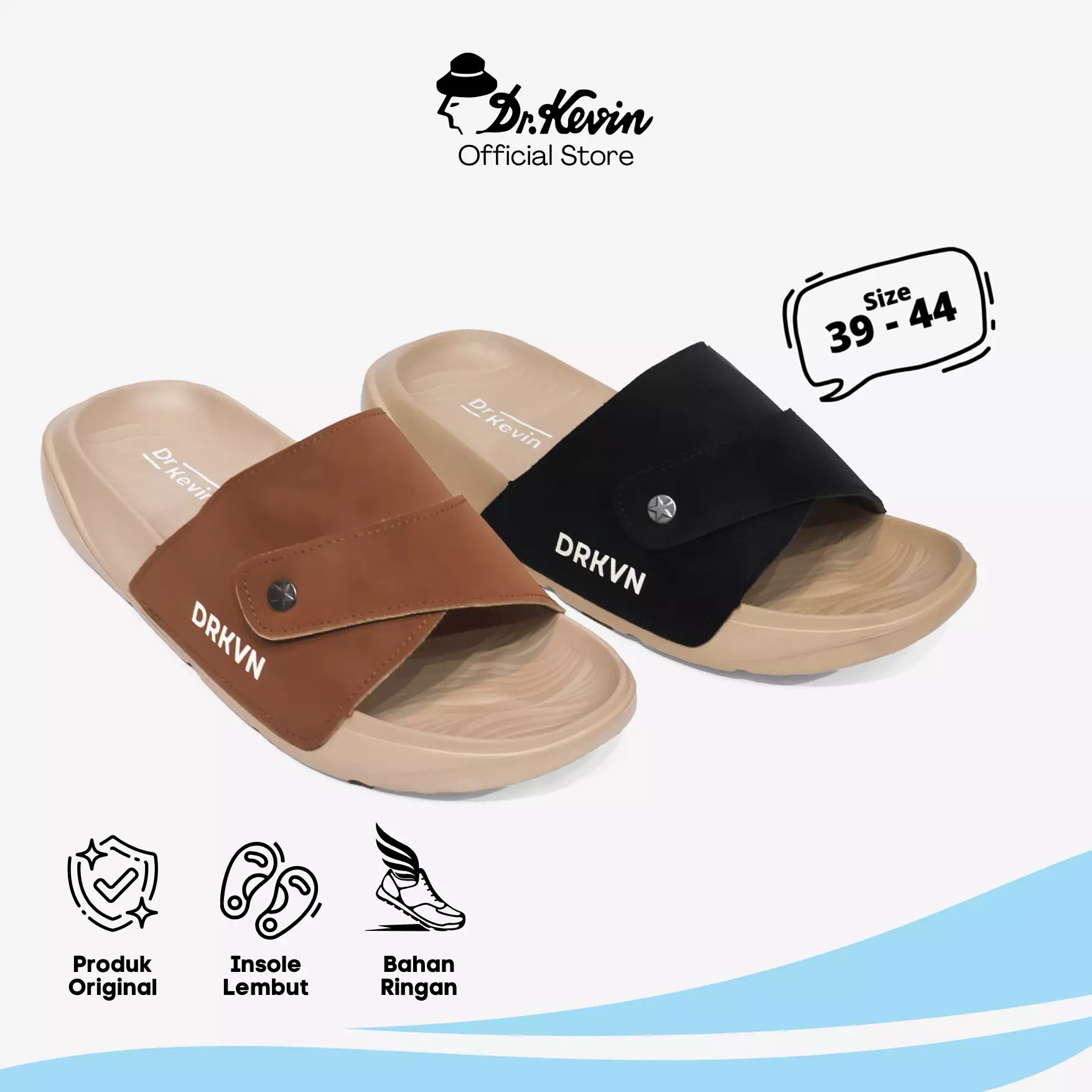 Dr. Kevin Sandal Selop Pria Phylon Kasual 871-111
