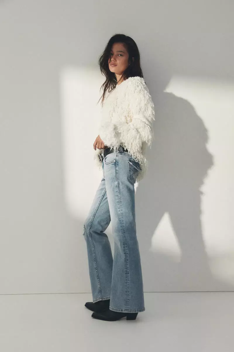 Flared Low Waist Jeans