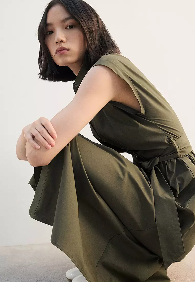 Belt Shirt Dress
