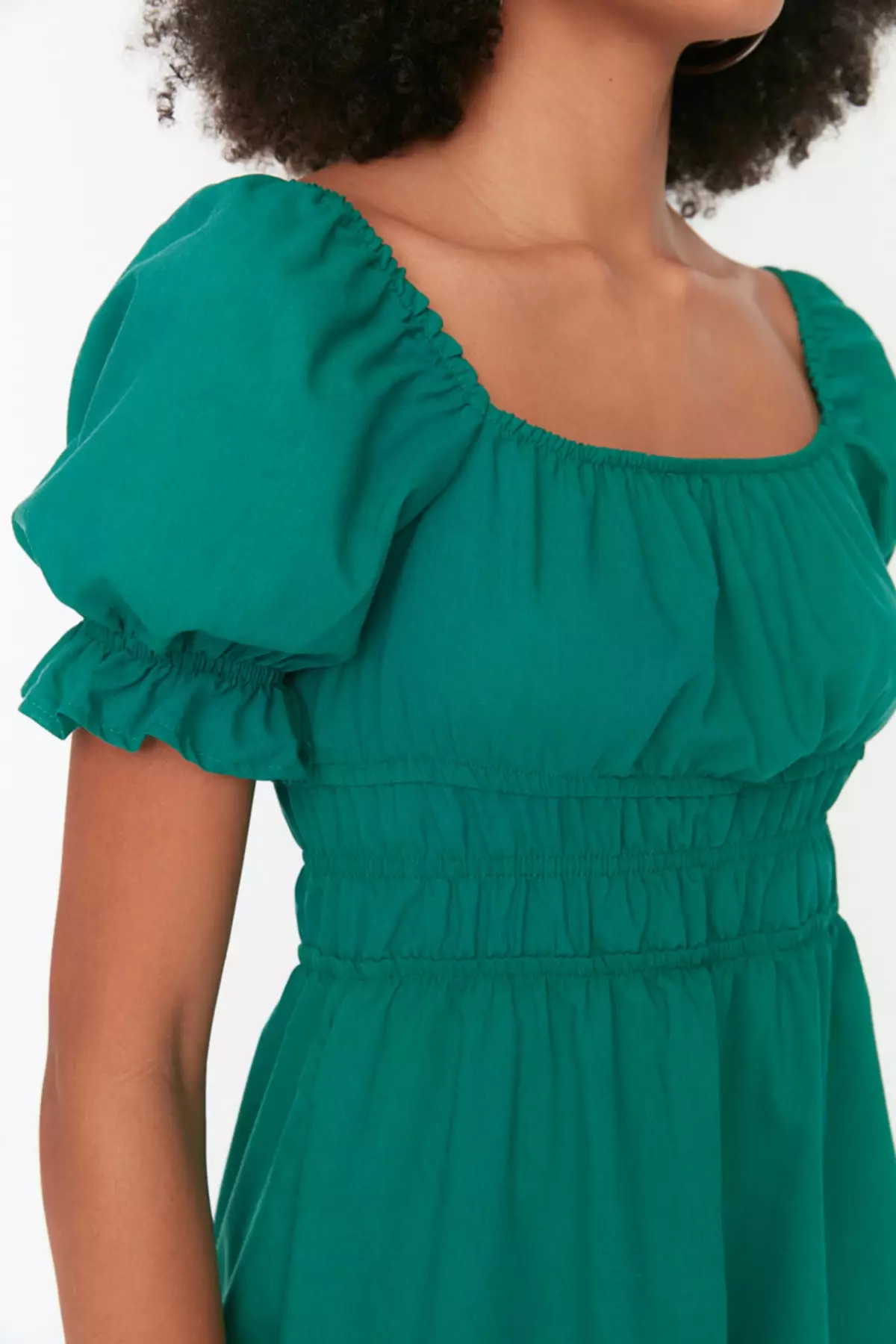 Buy Trendyol Puff Sleeve Dress 2024 Online | ZALORA Philippines