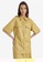 Urban Revivo yellow Flap Pocket Button Up Shirt B683BAA14D3EBCGS_1