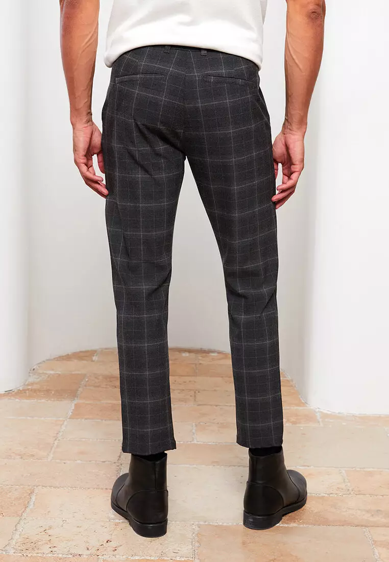 Mens hotsell trousers plaid