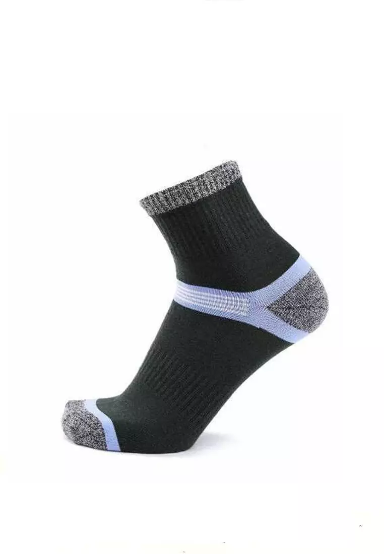 Caldwell Kaos Kaki Olahraga Pria Quick Drying Breathable Socks Size 39-45 Material Cotton ORIGINAL - Black