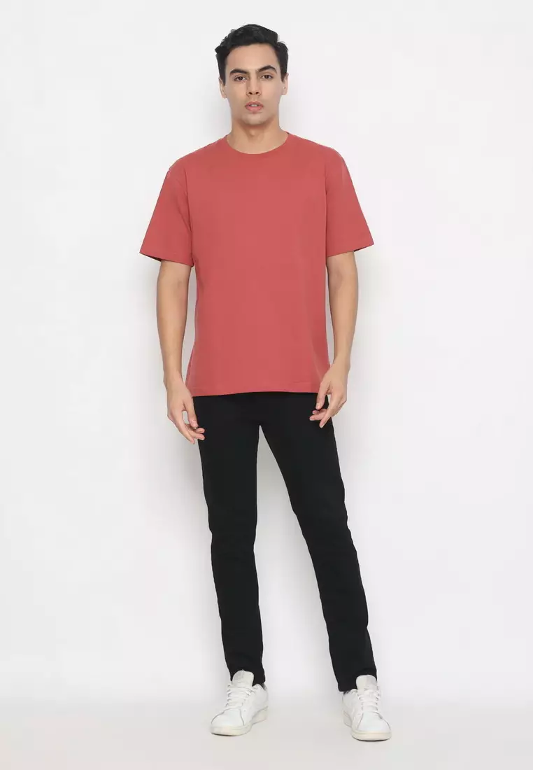 NX T-Shirt Cotton Combed Tebal Pria 207370411