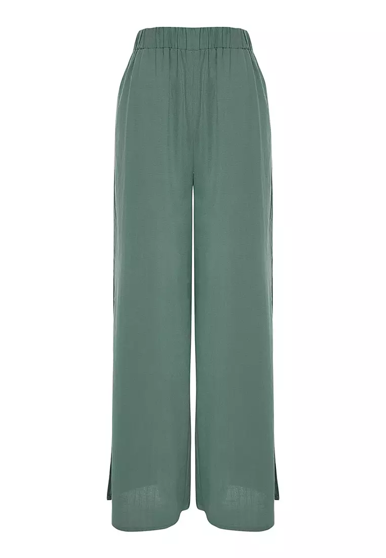 Wide Leg Beach Pants