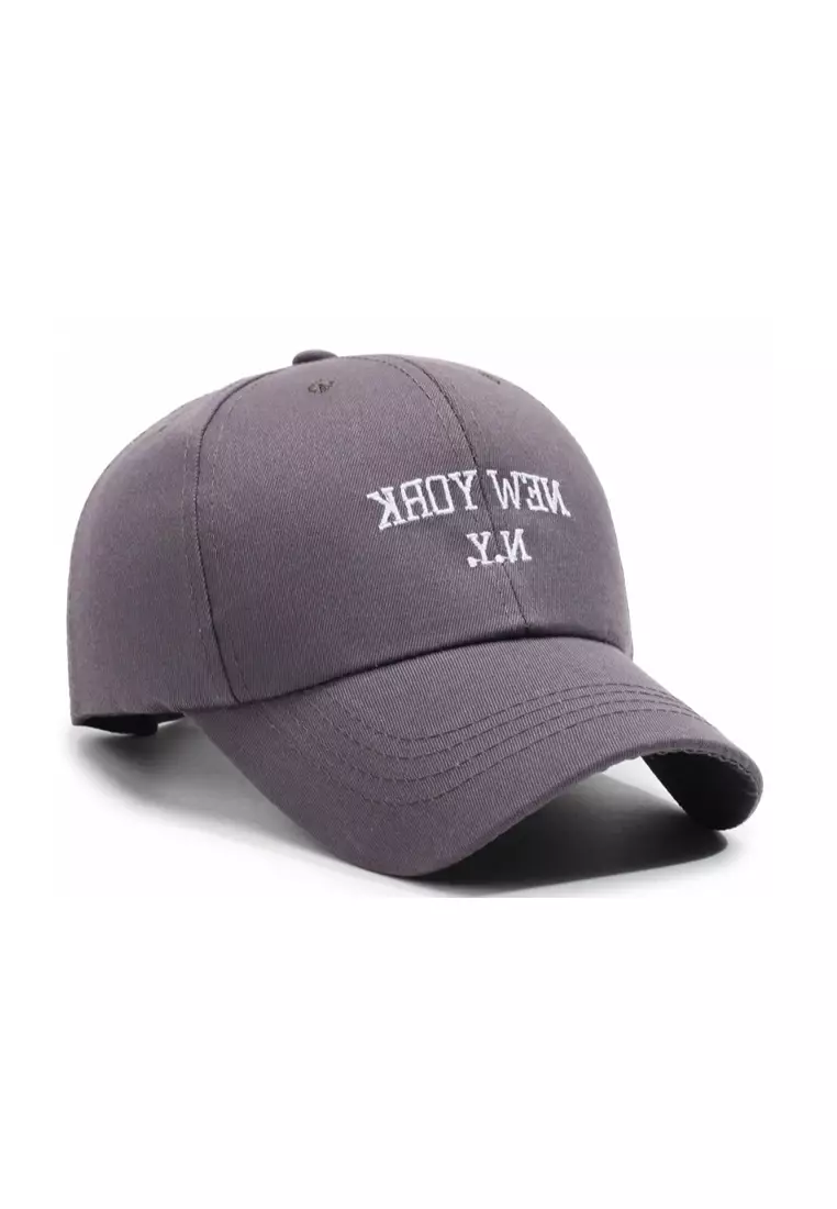 Buy Kings Collection New York Embroidered Grey Adjustable Baseball Cap ...
