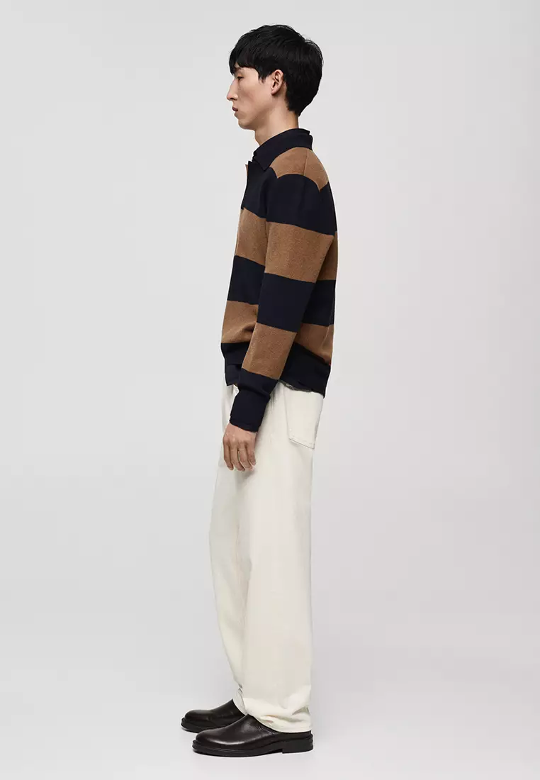 極美品 高良健吾着用 Supreme striped polo sweater 中古・古着通販】SUPREME (シュプリーム) Striped Polo Sweater