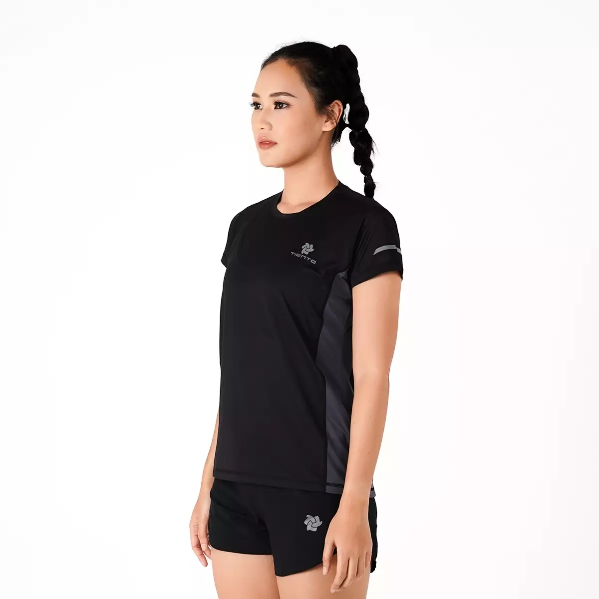 Tiento Kaos Olahraga Lari Baju Running Gym Dry Fit X-Lite Neo Wanita