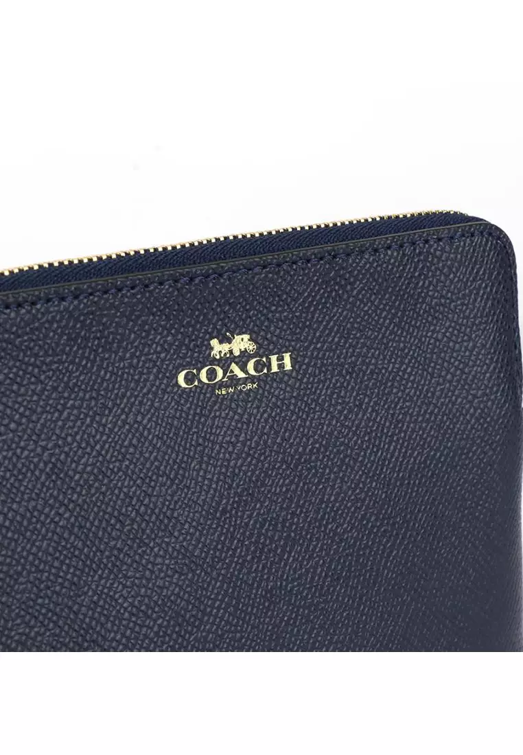 Corner Zip Wristlet - Midnight Navy