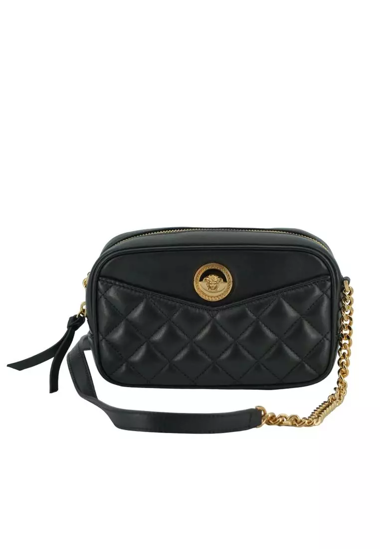 Black versace crossbody bag clearance