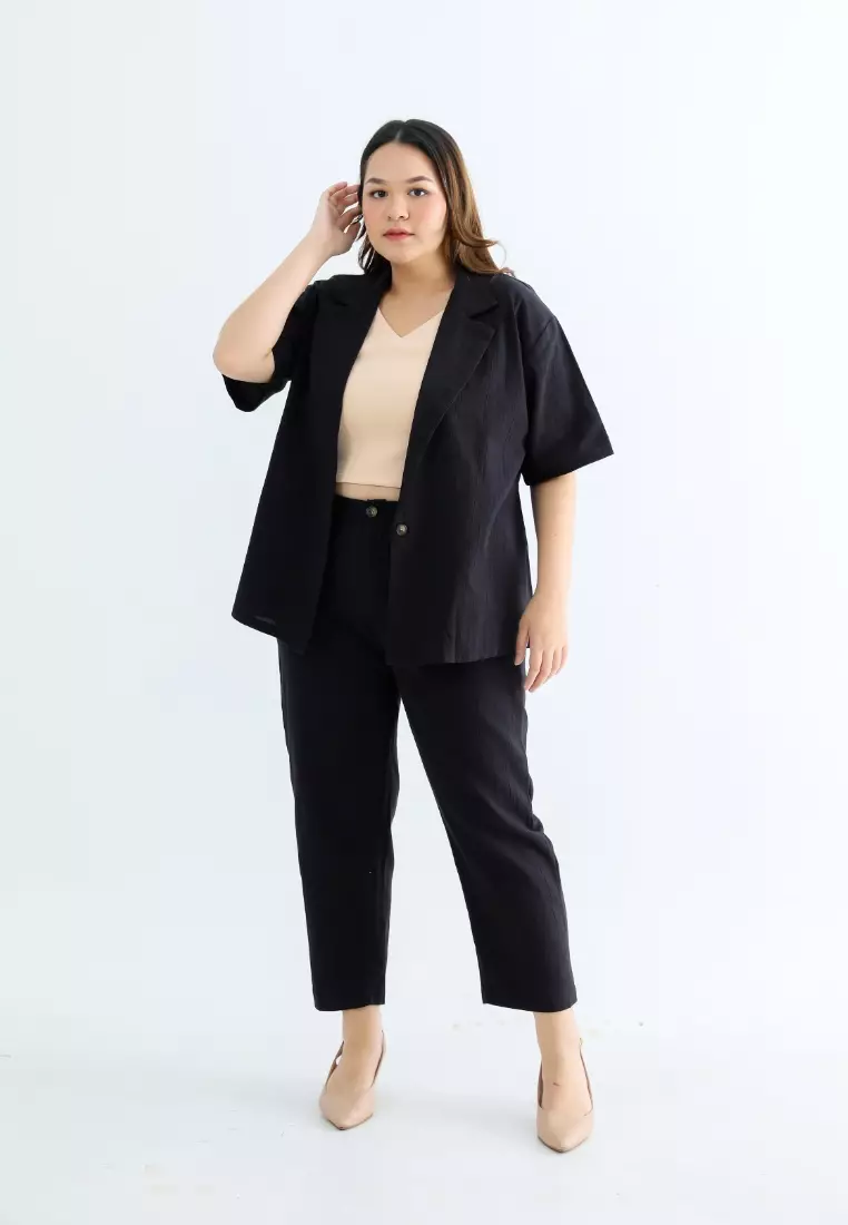 Plus Size Pants Lorraine Black