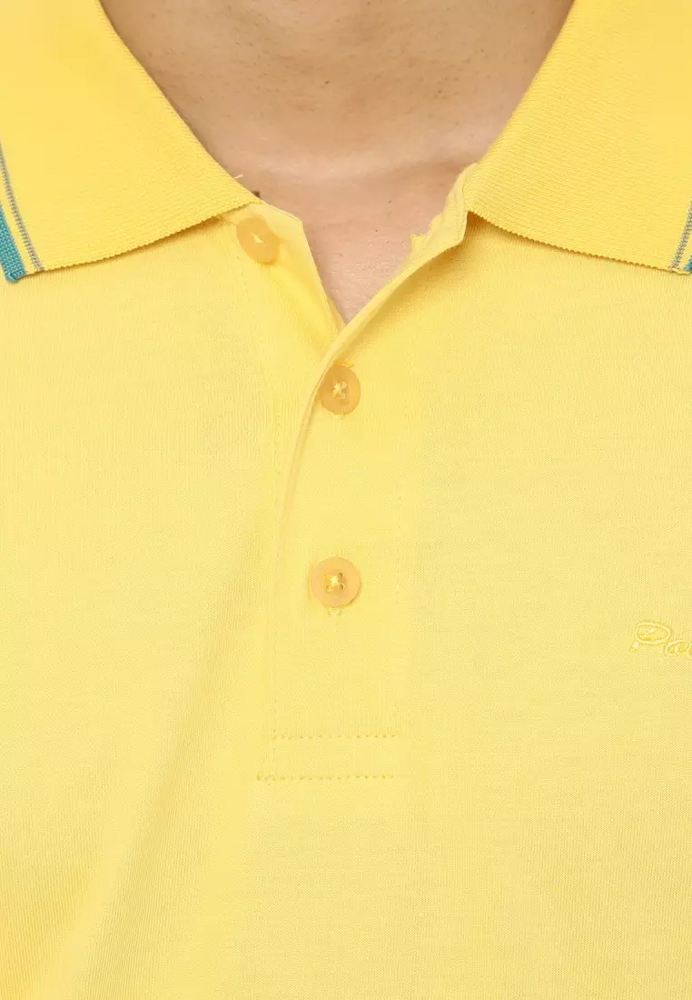 POLICE Polo Shirt Krah Stripes Pria 207200281