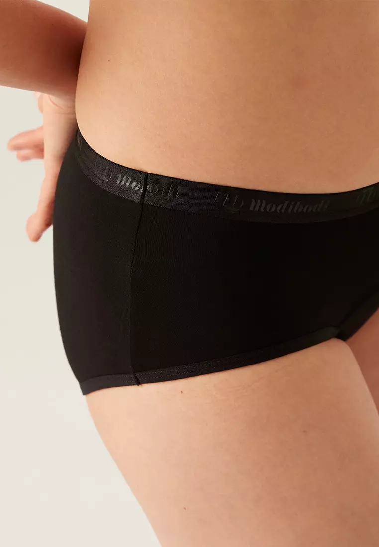 Buy Modibodi Modibodi Period Underwear Classic Bikini Maxi-24hrs Black  06/2XS 2024 Online