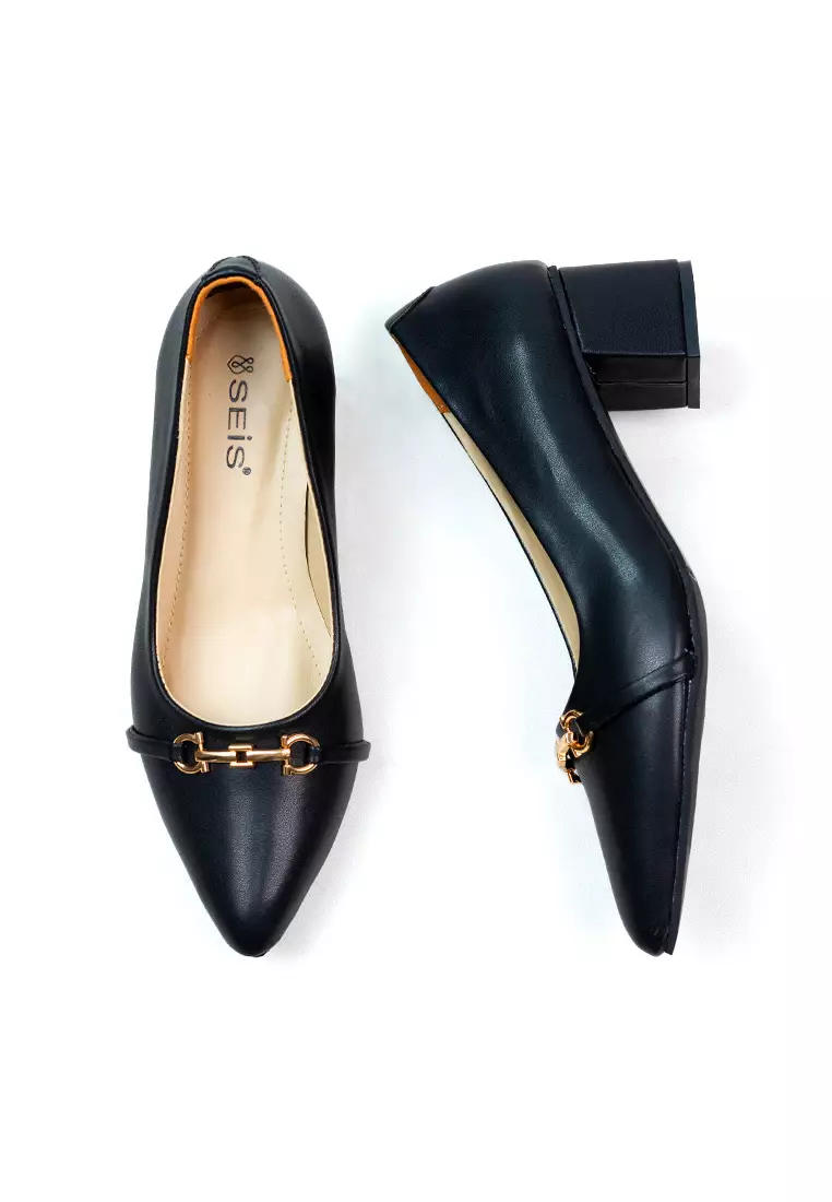 SEIS Hazel Pantofel Wanita | Sepatu Heels Wanita Hak 5 cm