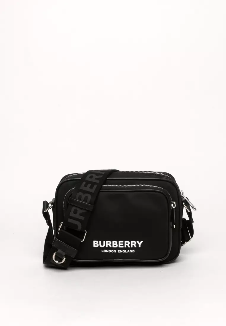 Buy Burberry Burberry Logo Print Nylon Crossbody Bag 2024 Online
