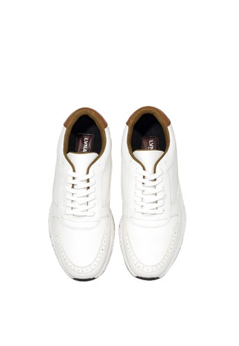 Jual Zensa Footwear Garreth White Sneaker Shoes Original 