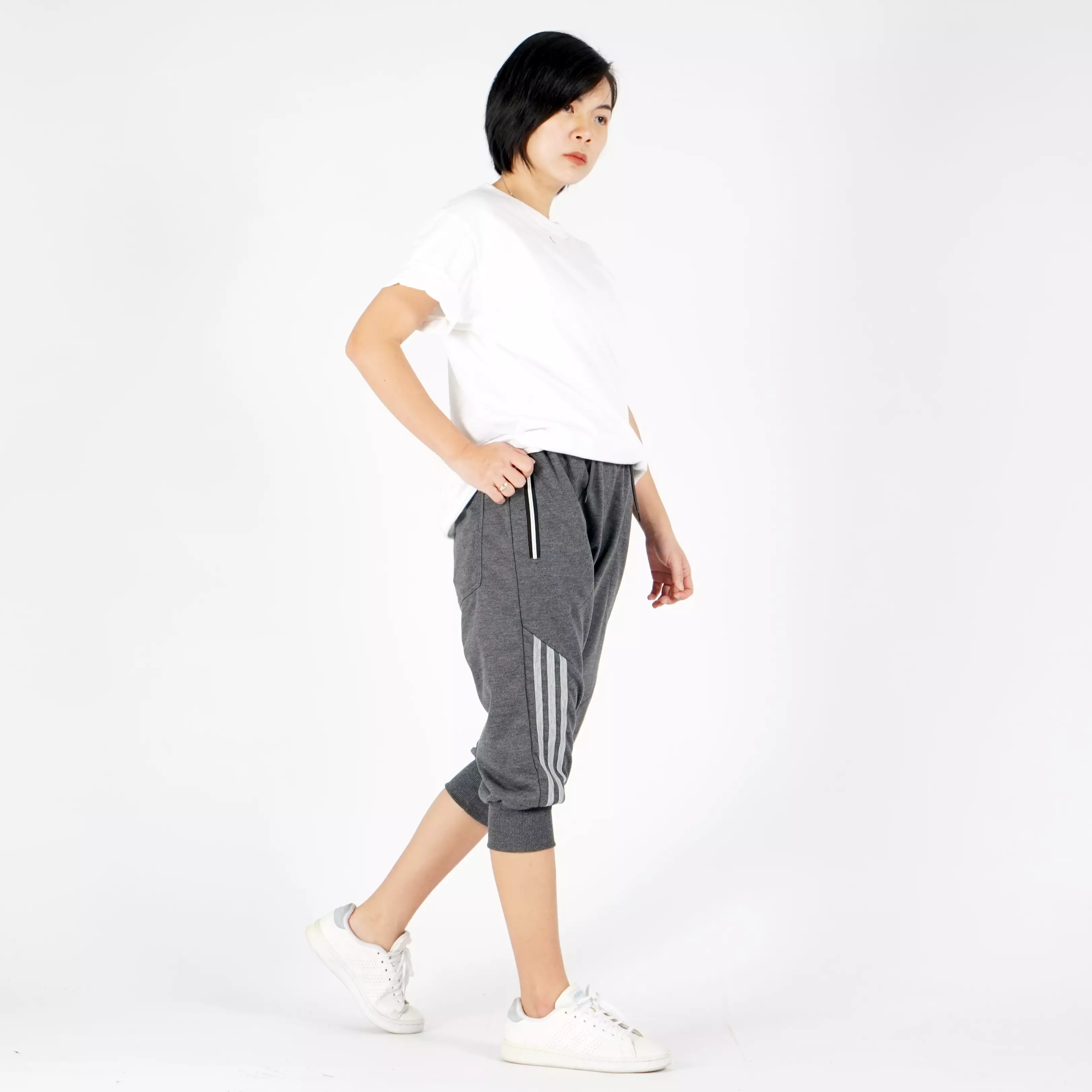 Stevi Jogger Pants Wanita Joger Pants Wanita Celana Jogger Wanita Celana Joger Wanita - ABU TUA