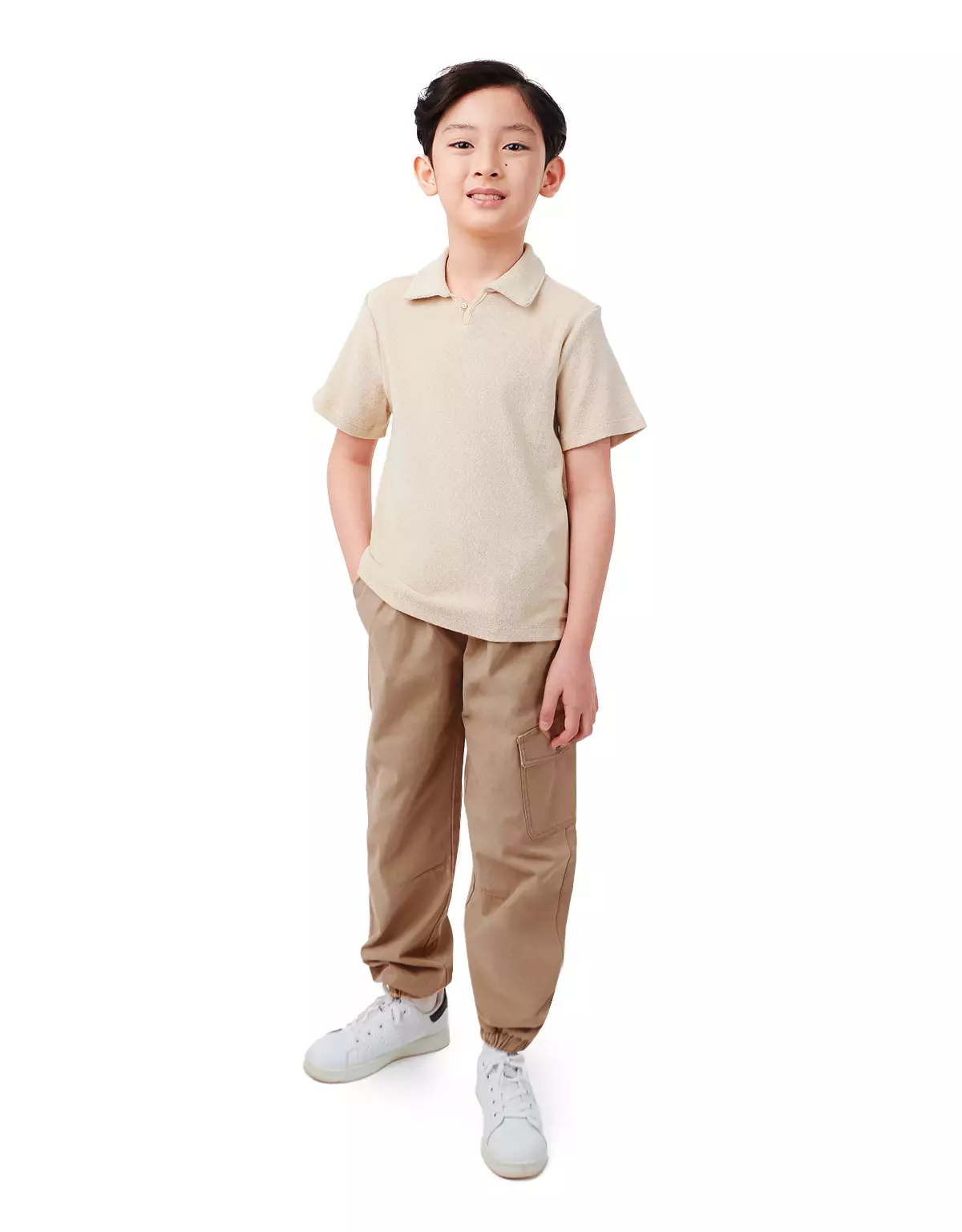 Gingersnaps The Hippie Patch Pants Brown - Celana Anak Laki (Coklat)