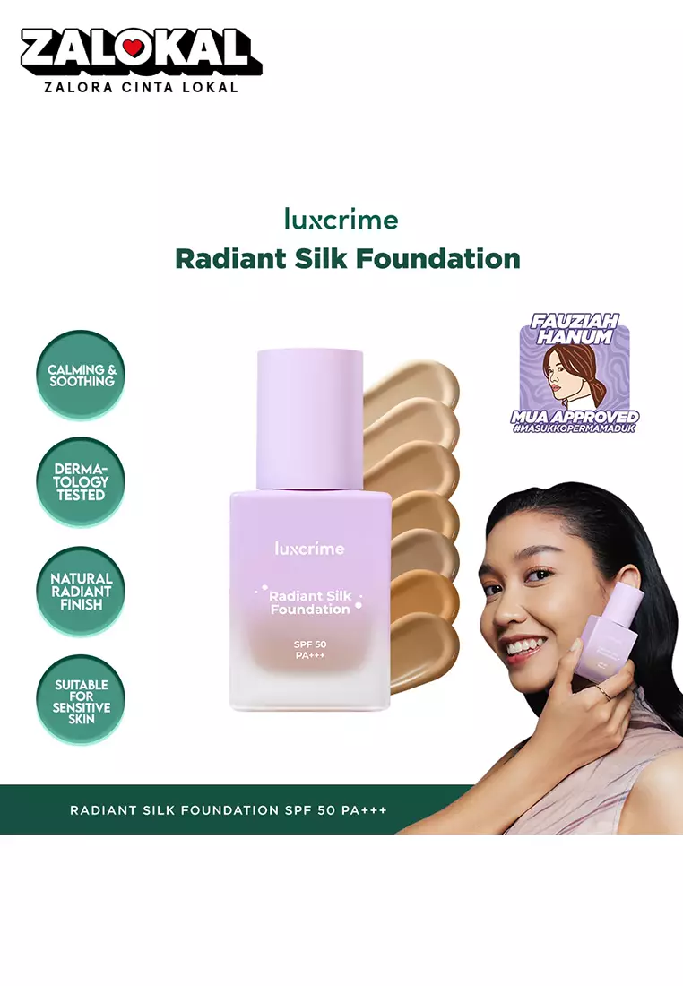 Luxcrime Radiant Silk Foundation SPF 50 PA+++ - W02