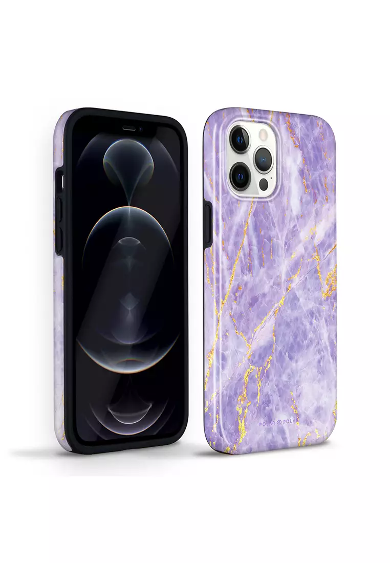 Purple Chanel iPhone 11 Pro Max Clear Case