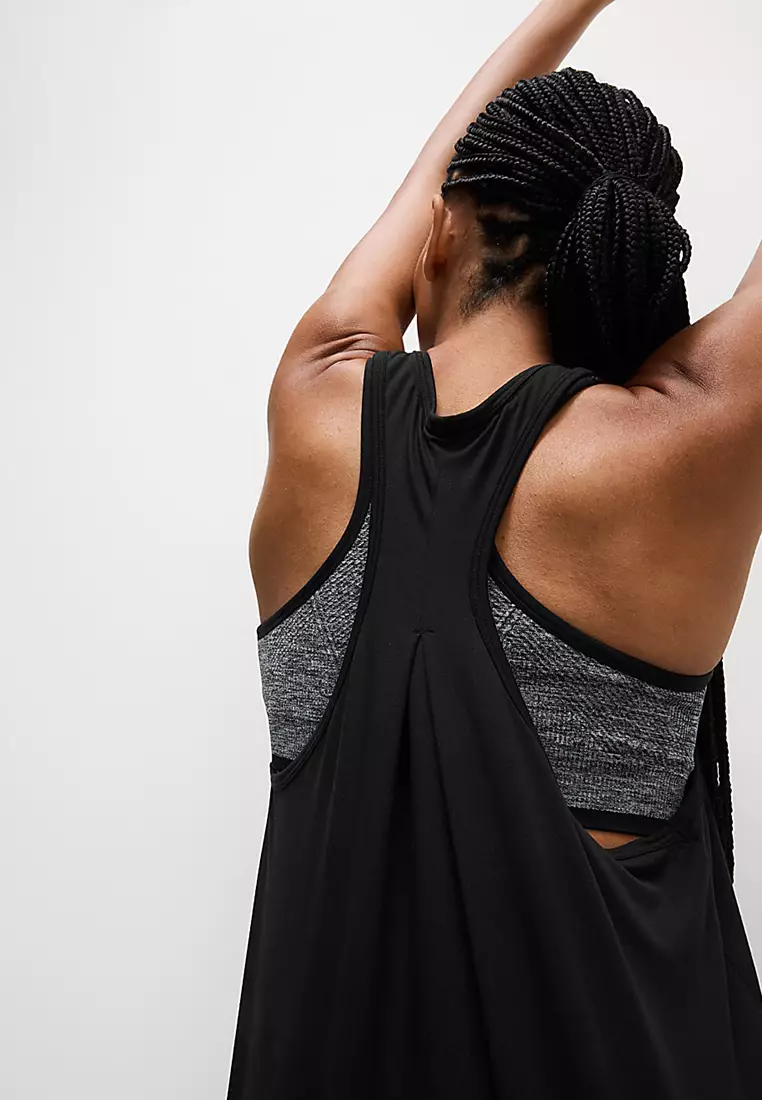 Relaxed Pleat Back Yoga Vest