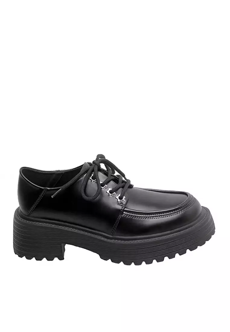 Discount on Twenty Eight Shoes  shoes - SKU: VANSA Stylish  Lace-Up Buckle  Loafers VSW-F2301-1