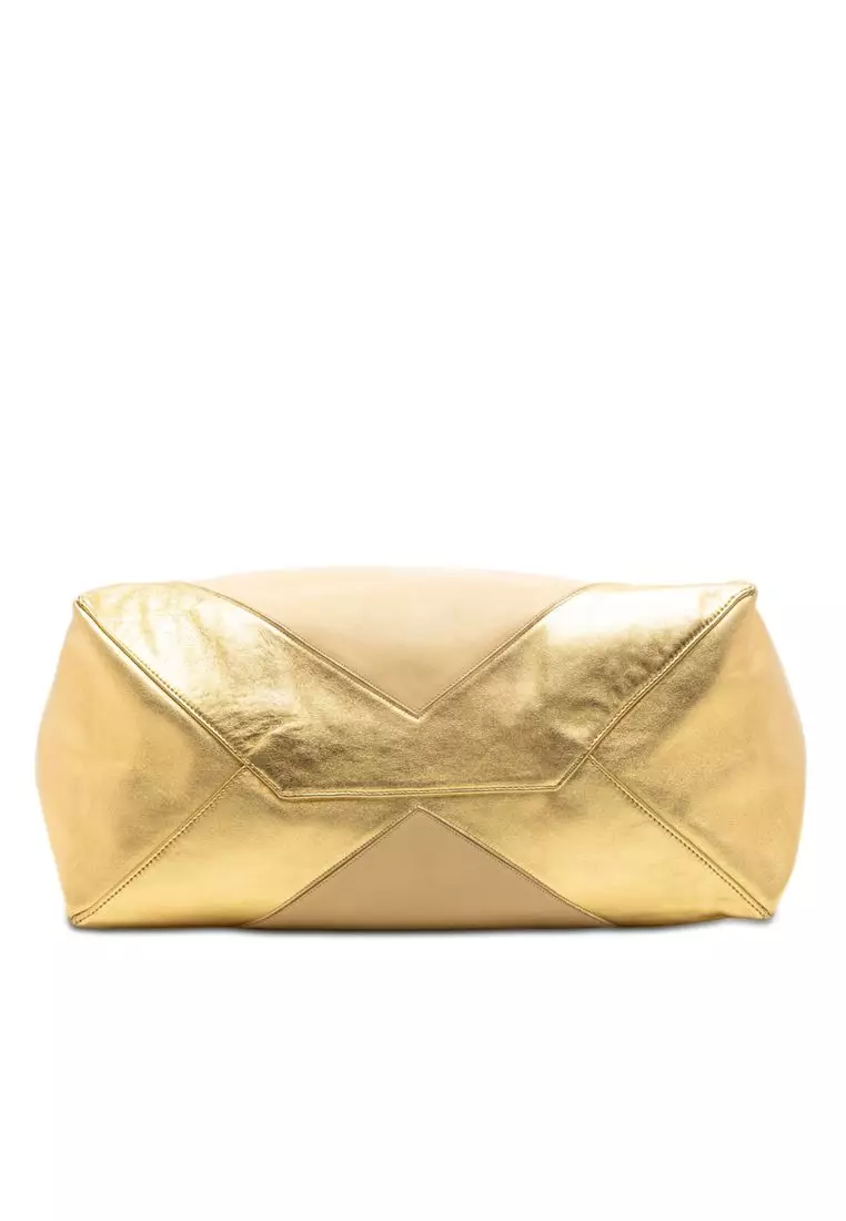 Pre-Loved Celine Bicolor Lambskin Horizontal Cabas Tote