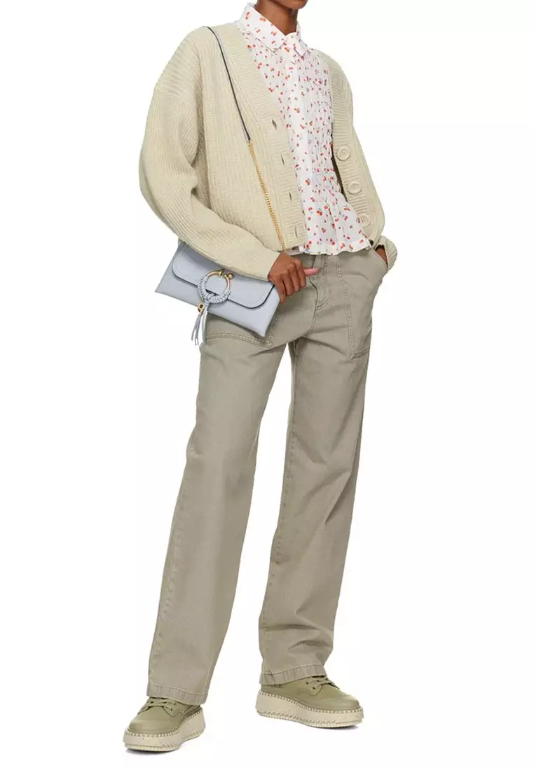 Buy See by Chloe See By Chloe Joan Evening Bag Chain Wallet for Women in Graceful Blue Online