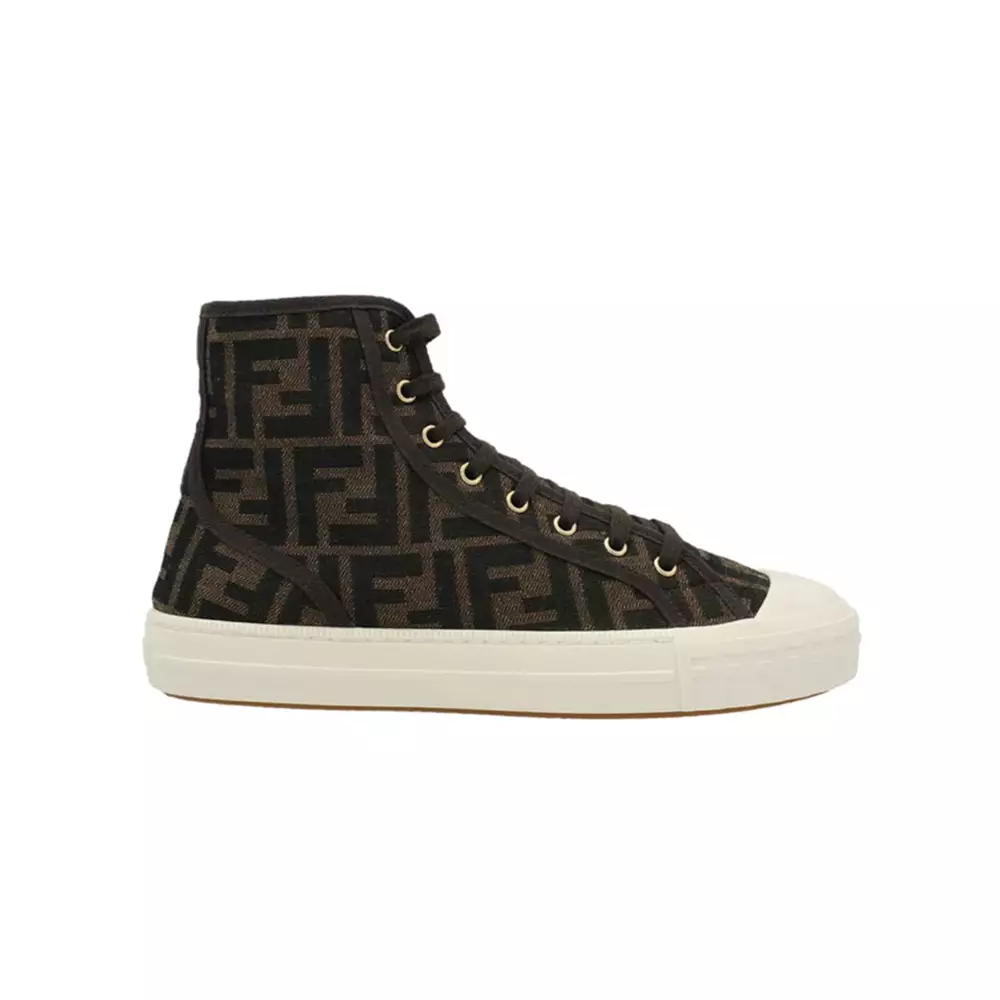 Fendi fabric cheap sneaker boots