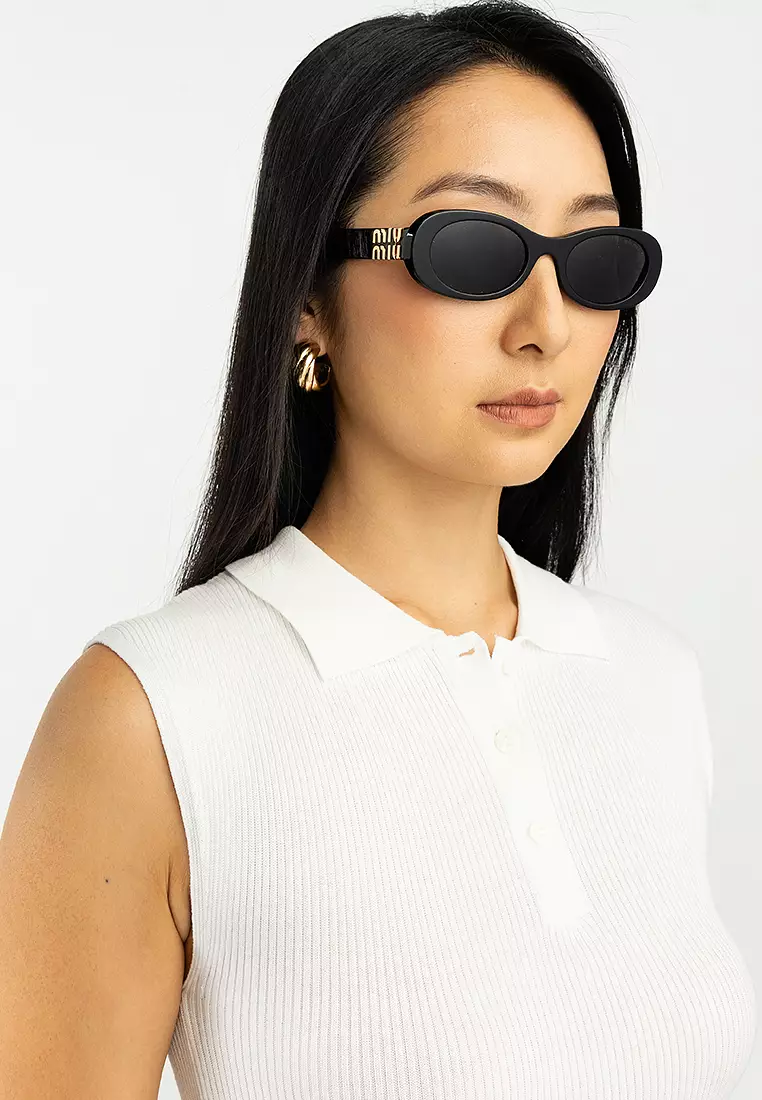 Miu Oval Sunglasses