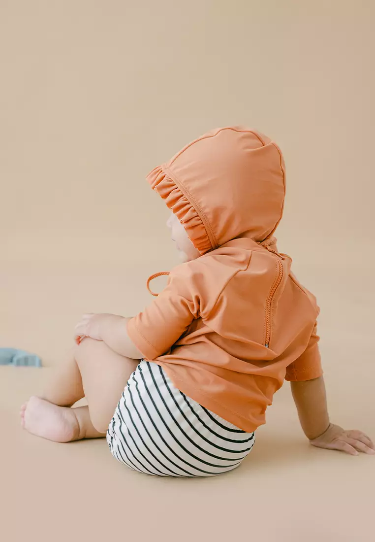Soleil Baby Unisex Top & Swim Diapers - Caramel Top