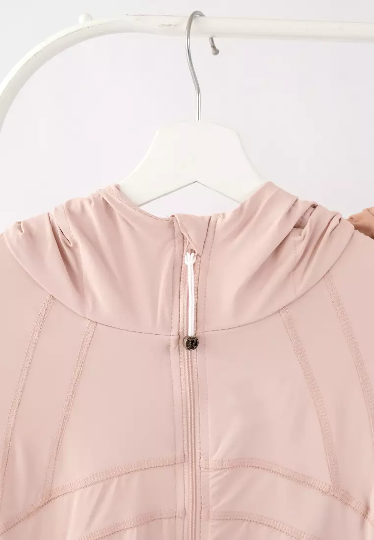 Zelena - Clemen Hoodie Fit | Jaket Olahraga Wanita Slim Fit Anti UV Gym Yoga Pilates - Mint Green