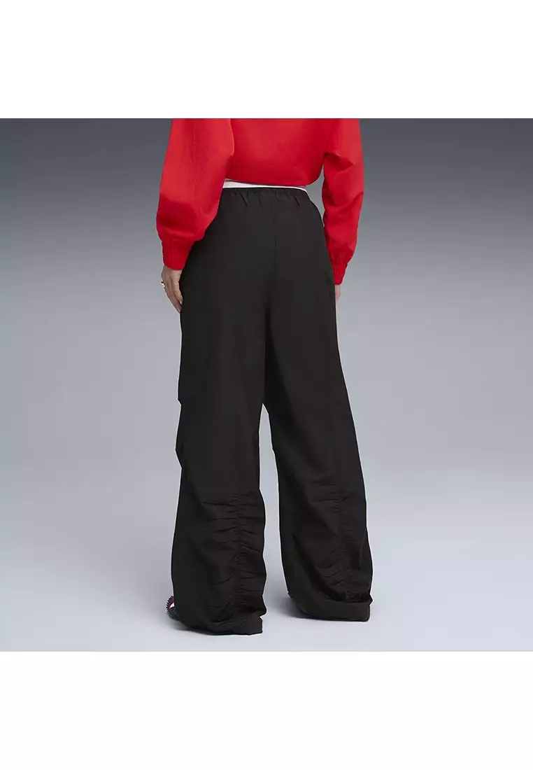 Wardrobe Essentials Parachute Woven Pants Women