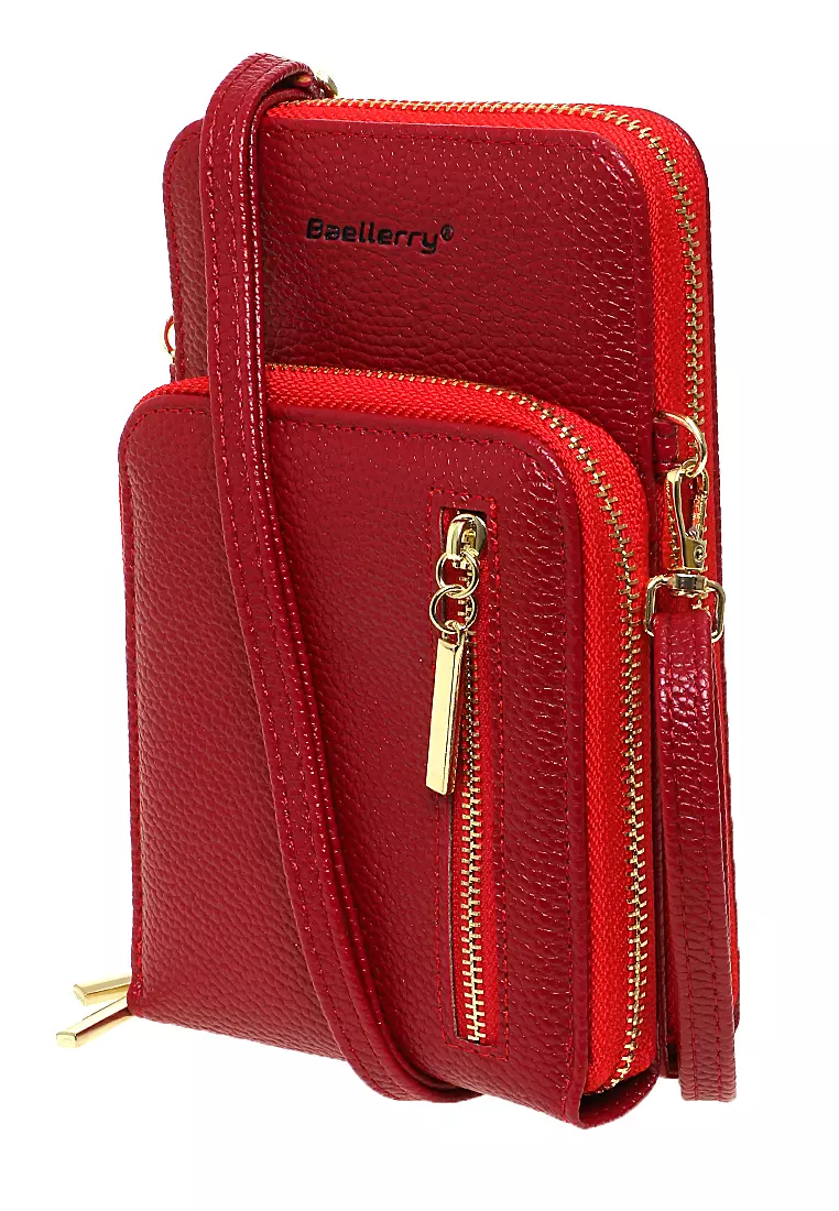 Sling Bag Tas Selempang Wanita Dompet HP Multifungsi Many Slot Material PU Leather ORIGINAL