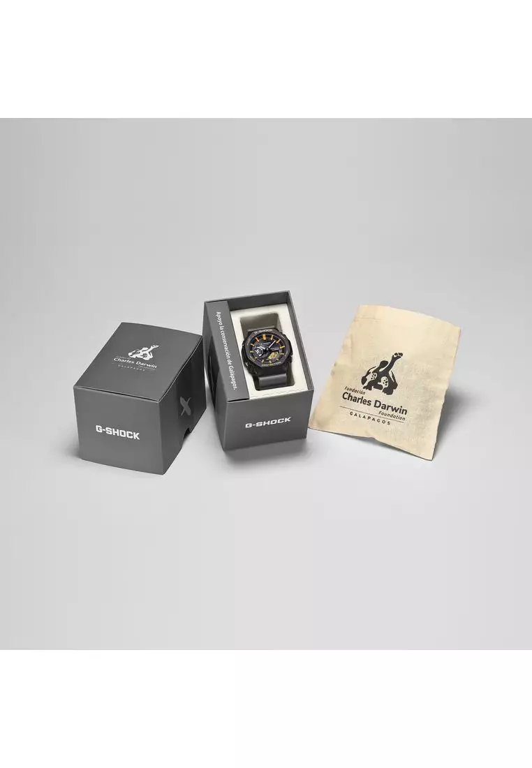 CASIO G-SHOCK x CHARLES DARWIN FOUNDATION Limited Edition GA-B2100DF-1A