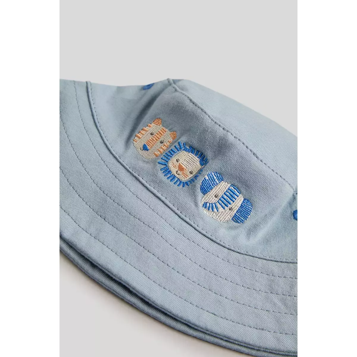 Mothercare Blue Animal UPF50+ Sun Hat - Topi Bayi Laki-laki (Biru)