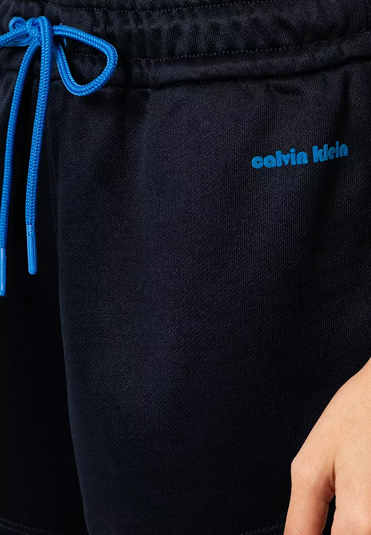 High Shine French Terry Mini Shorts - Calvin Klein Jeans